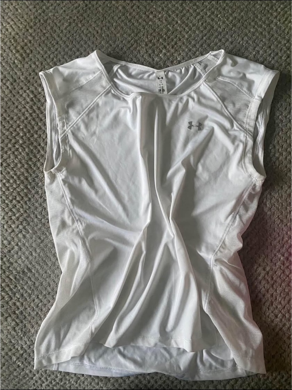 Under Armour Women’s White Sleeveless Performance Tank XS
